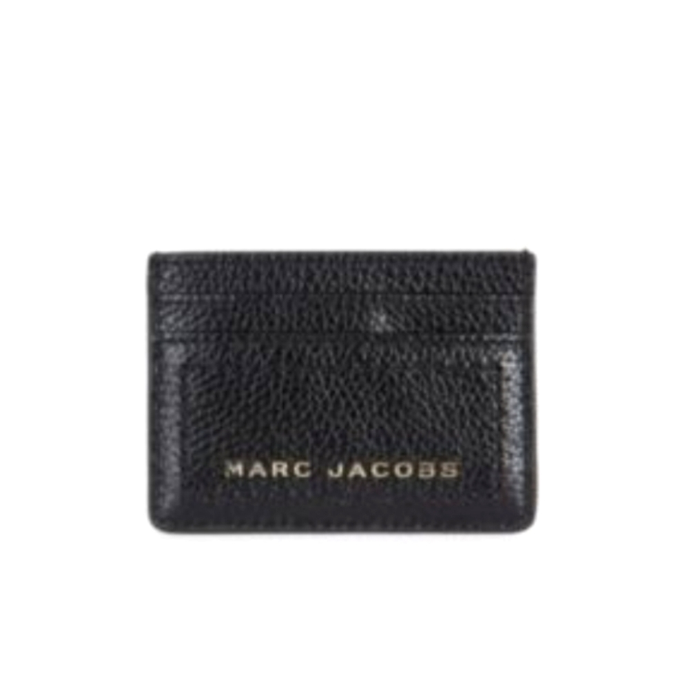 NWT Marc Jacobs Black Leather ID holder